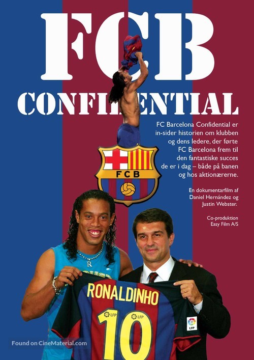 FC Barcelona Confidential - Danish poster