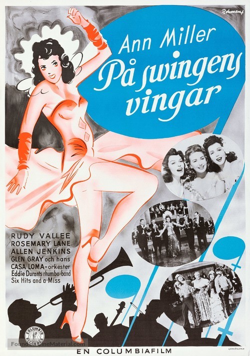 Time Out for Rhythm - Swedish Movie Poster