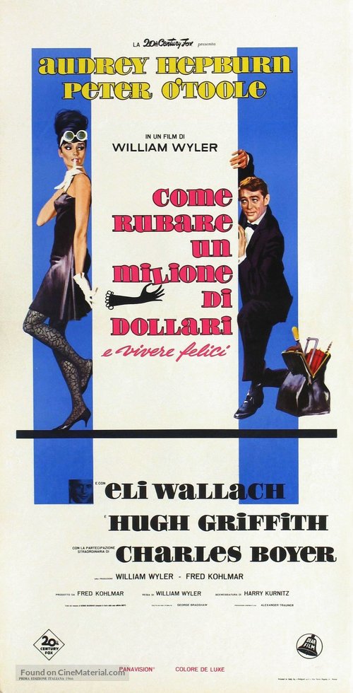 How to Steal a Million - Italian Movie Poster