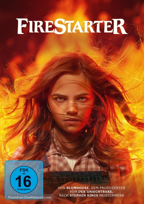 Firestarter - German DVD movie cover