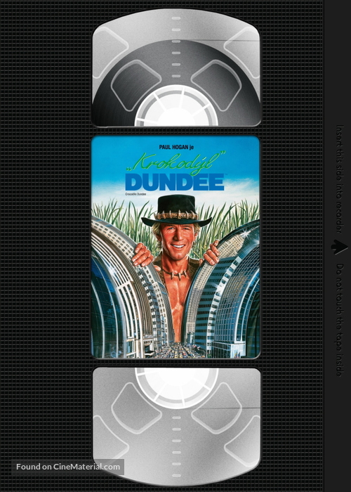 Crocodile Dundee - Czech VHS movie cover