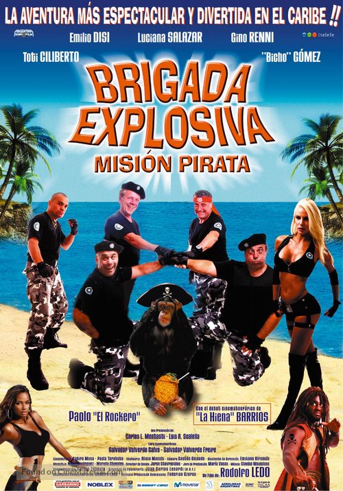 Brigada explosiva: Misi&oacute;n pirata - Uruguayan poster