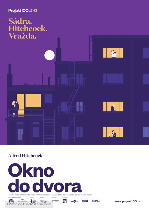 Rear Window - Czech Movie Poster