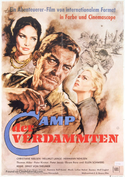 Camp der Verdammten - German Movie Poster
