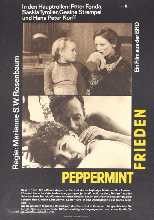 Peppermint-Frieden - German Movie Poster