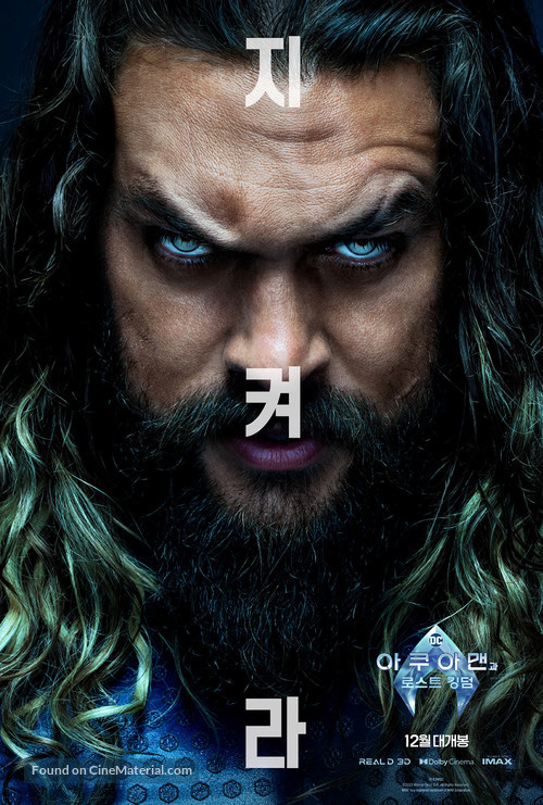 Aquaman and the Lost Kingdom - South Korean Movie Poster