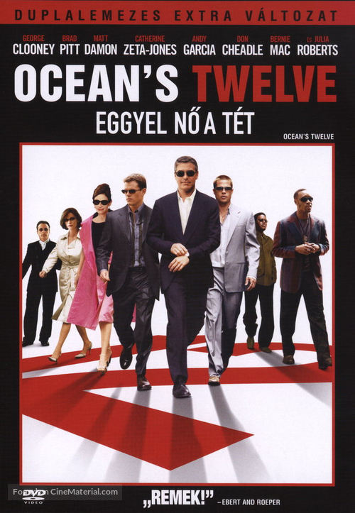 Ocean&#039;s Twelve - Hungarian DVD movie cover