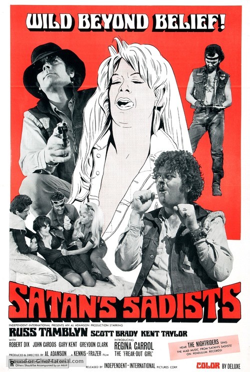 Satan&#039;s Sadists - Movie Poster