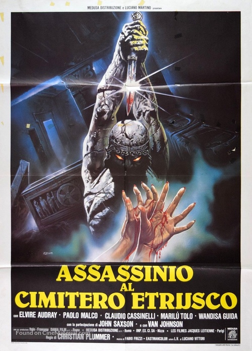 Assassinio al cimitero etrusco - Italian Movie Poster