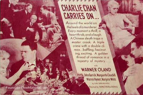 Charlie Chan Carries On - poster