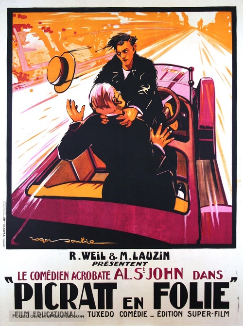 His First Car - French Movie Poster