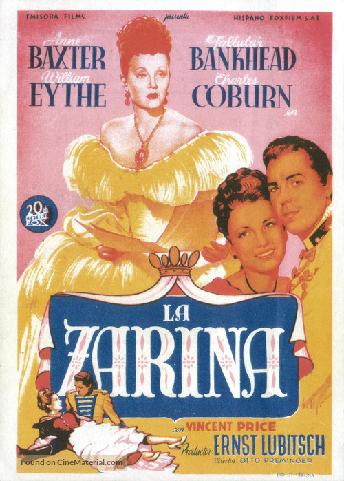 A Royal Scandal - Spanish Movie Poster