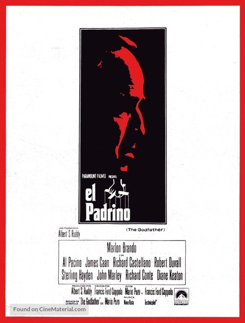 The Godfather - Spanish Movie Poster