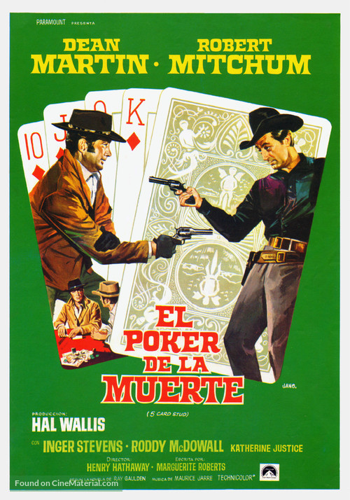 5 Card Stud - Spanish Movie Poster