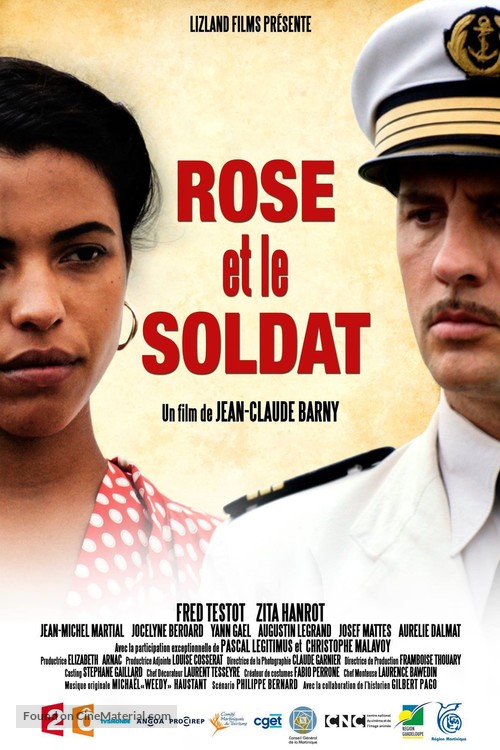 Rose et le soldat - French Movie Poster