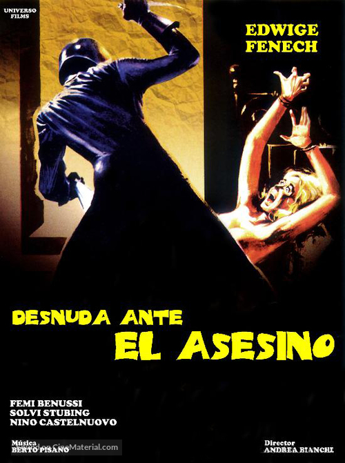Nude per l&#039;assassino - Spanish Movie Poster