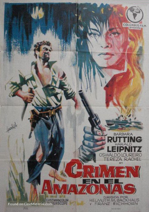 Und der Amazonas schweigt - Spanish Movie Poster