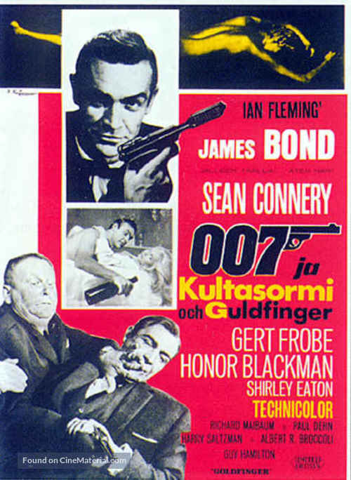 Goldfinger - Finnish Movie Poster