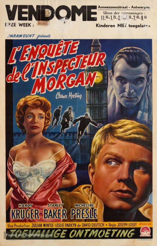 Blind Date - Belgian Movie Poster