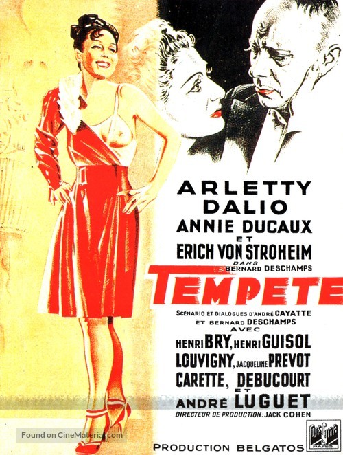 Temp&ecirc;te - French Movie Poster