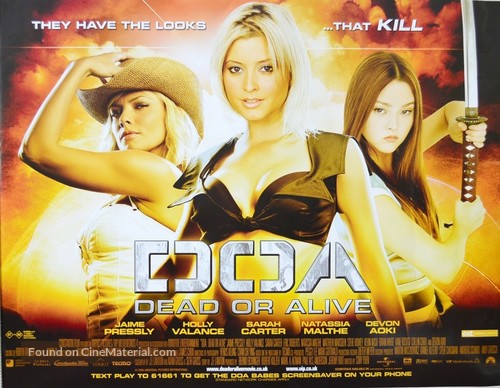 Dead Or Alive - British Theatrical movie poster