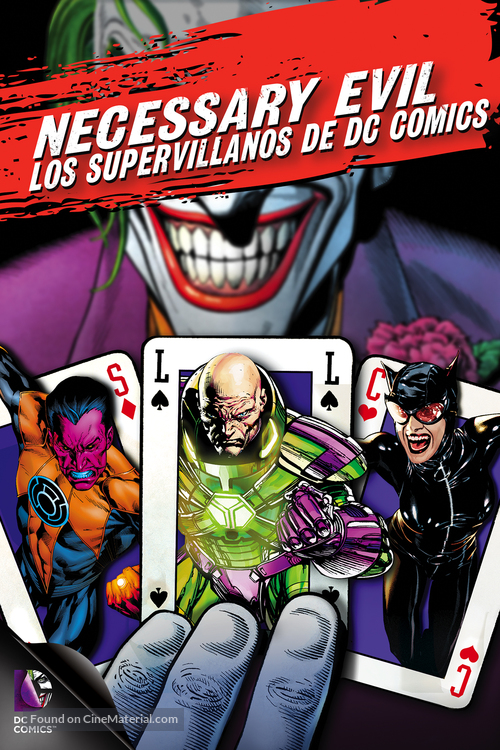 Necessary Evil: Villains of DC Comics - Mexican DVD movie cover