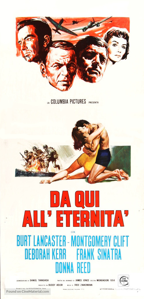 From Here to Eternity - Italian Movie Poster