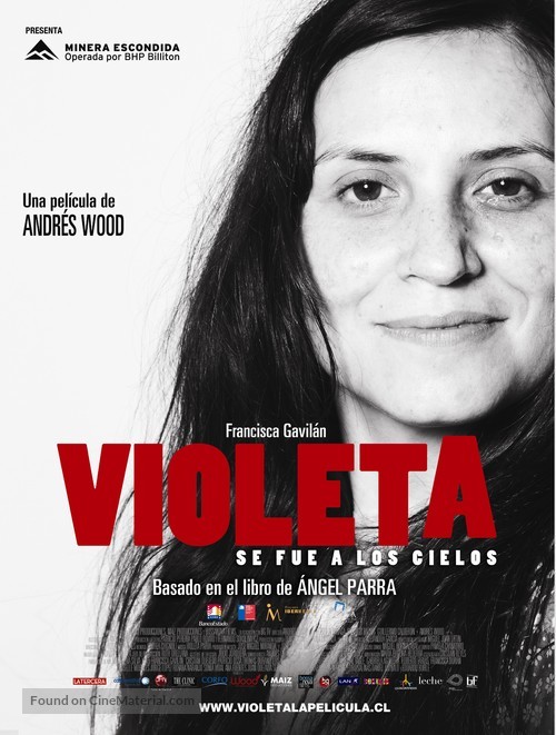 Violeta se fue a los cielos - Chilean Movie Poster