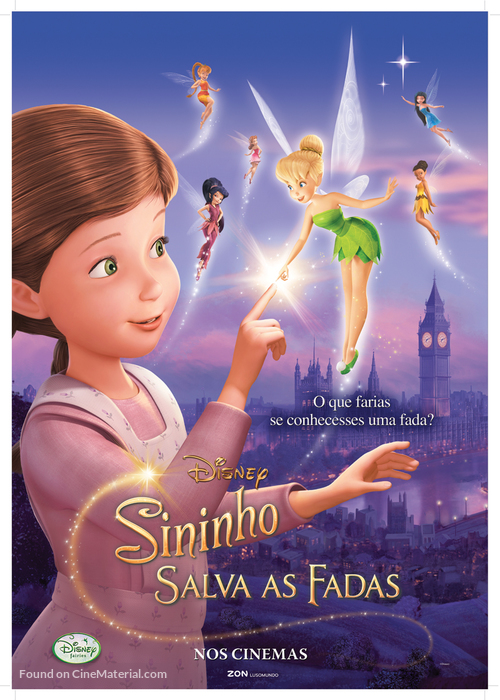 Tinker Bell and the Great Fairy Rescue - Portuguese Movie Poster