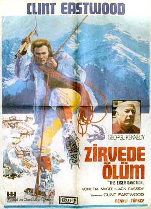 The Eiger Sanction - Turkish Movie Poster