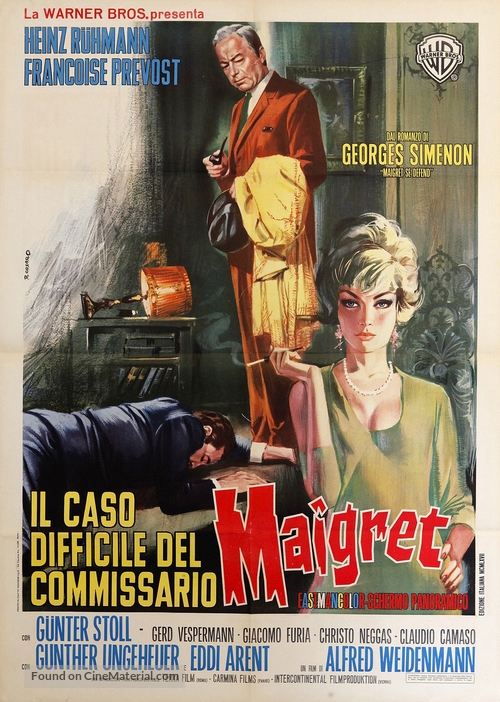 Maigret und sein gr&ouml;&szlig;ter Fall - Italian Movie Poster