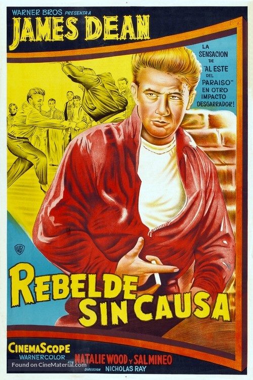 Rebel Without a Cause - Argentinian Movie Poster