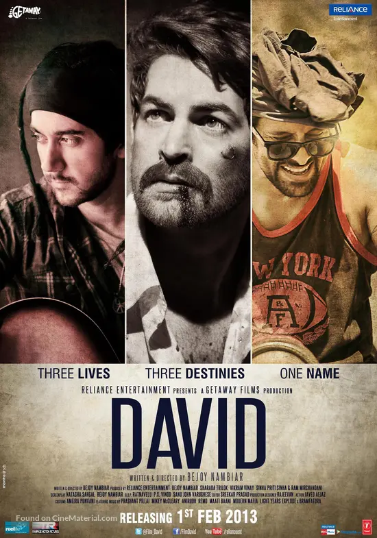 David - Indian Movie Poster