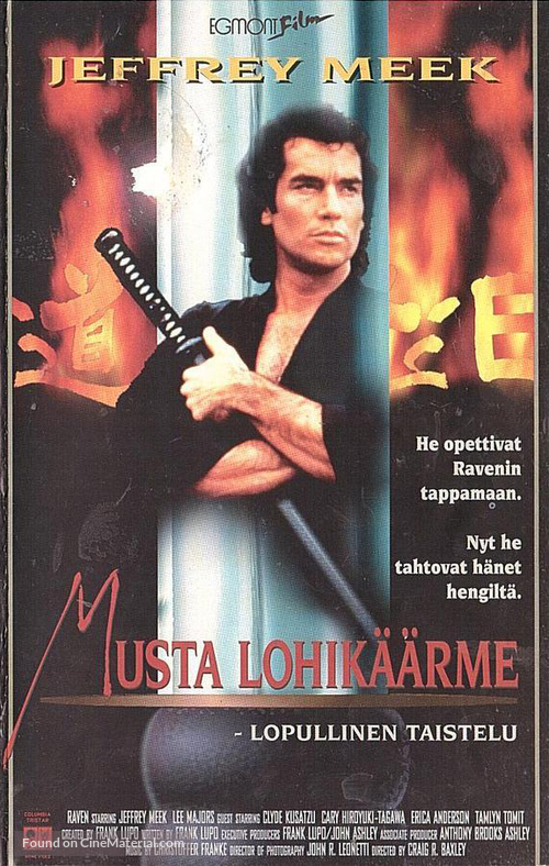 Raven: Return of the Black Dragons - Finnish VHS movie cover