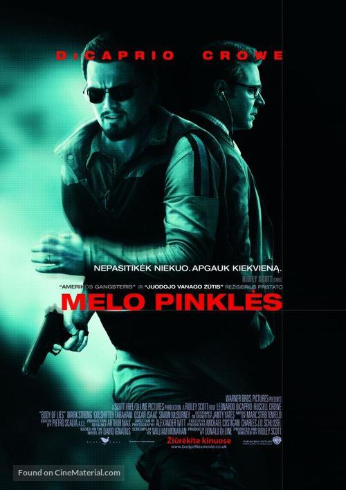 Body of Lies - Lithuanian Movie Poster