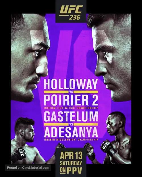 UFC 236: Holloway vs. Poirier 2 - Movie Poster