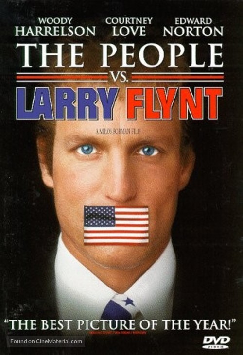 The People Vs Larry Flynt - DVD movie cover