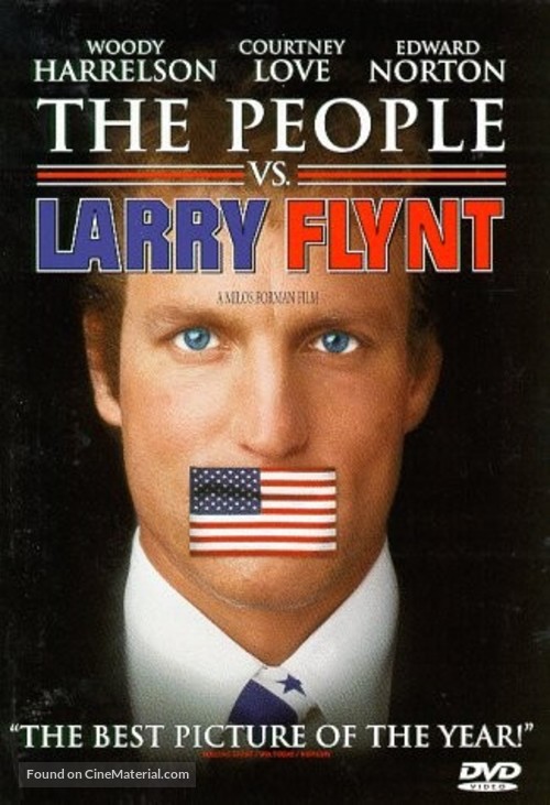 The People Vs Larry Flynt - DVD movie cover