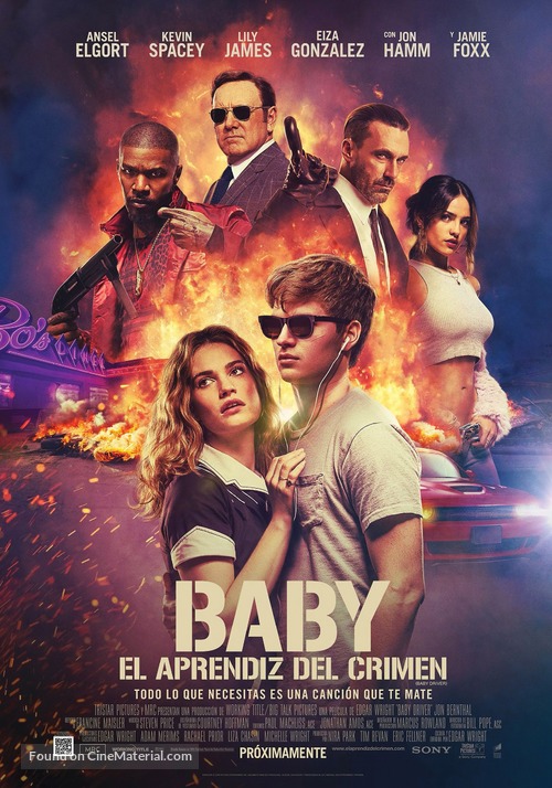 Baby Driver - Argentinian Movie Poster
