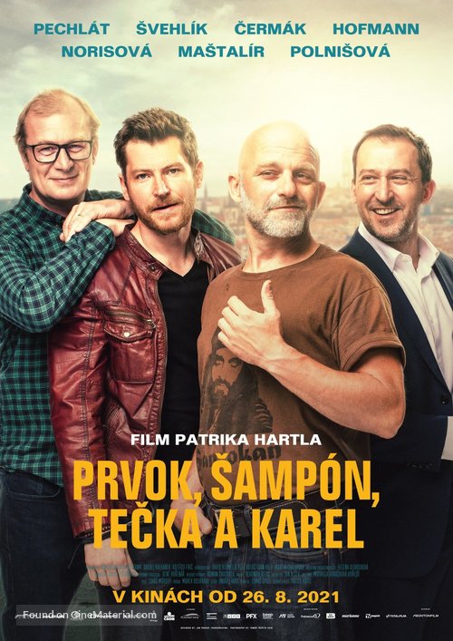 Prvok, Sampon, Tecka a Karel - Slovak Movie Poster