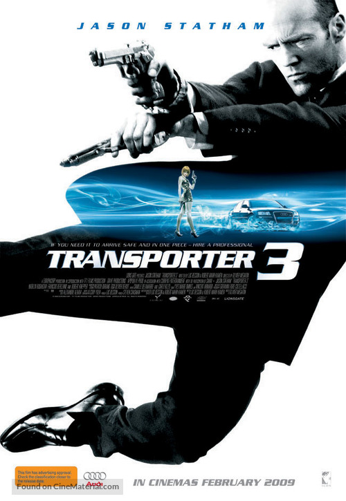 Transporter 3 - Australian Movie Poster