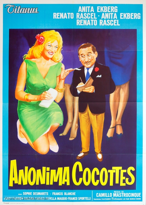 Anonima cocottes - Italian Movie Poster