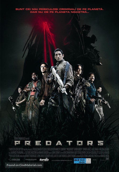 Predators - Romanian Movie Poster