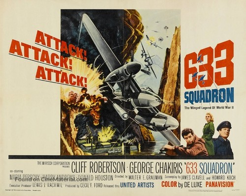 633 Squadron - Movie Poster