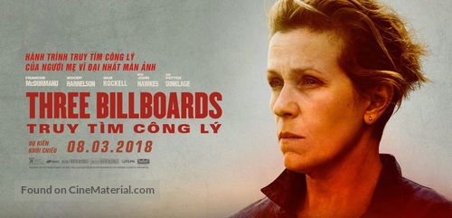 Three Billboards Outside Ebbing, Missouri - Vietnamese poster