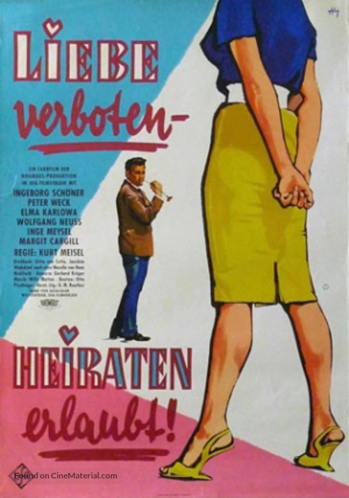 Liebe verboten - Heiraten erlaubt - German Movie Poster