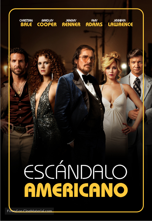 American Hustle - Argentinian DVD movie cover