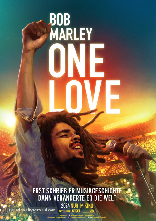 Bob Marley: One Love - German Movie Poster