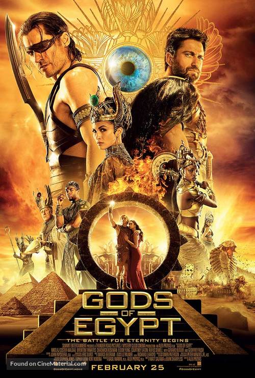 Gods of Egypt - Singaporean Movie Poster