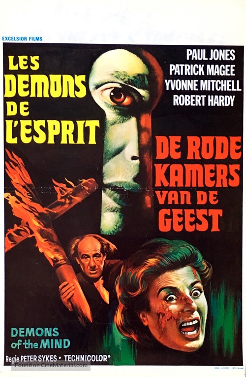 Demons of the Mind - Belgian Movie Poster